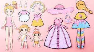 If you like your videos, please subscribe to our channel: How To Draw A Paper Doll Paper Dolls Dress Up With Ice Cream Castle Am Paper Dolls Paper Doll Dress Paper Doll House