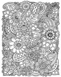 Converting the pixels from the picture into shapes is a process called vectorisation. Flowers And Swirls Vi Coloring Canvas Coloring Canvas Coloring Books Doodle Background