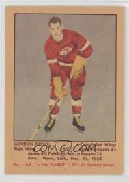 Gordie Howe 1951-52 Parkhurst Rookie Card. - Able Auctions