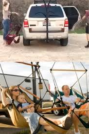 Hammaka Trailer Hitch Stand And Cradle Chairs Combo Video In 2020 Camping Truck Bed Camper Trailer Hitch