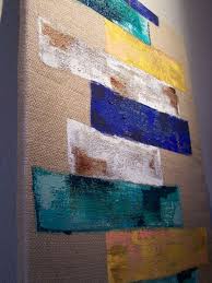 This burlap table runner is hemmed, not serged, on all sides. Original Abstract Acrylic Painting On Burlap By Simplymargaret 50 00 Burlap Art Abstract Painting Acrylic Abstract Acrylic