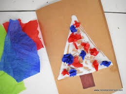 Brighten up your crafts and cards with our latest fun themed stickers, dazzling gems and jewels! Tissue Paper Christmas Tree Card Craft