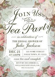Bridal Shower Tea Party Invitation Template Vintage Rose Etsy Tea Party Invitations Tea Party Bridal Shower Country Bridal Shower Invitations