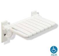 HEWI Nylon Fold Up Shower Seat 20-1/16" Wide - Series 801