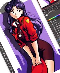 I Drew Misato Evangelion Check out our evangelion fanart selection for the very best in unique or custom, handmade pieces from our shops.