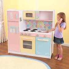 Kidkraft Large Wooden Precious Play Kitchen Amazon Co Uk Toys Games Play Kitchens Casa De Boneca Para Criancas Cozinha De Brinquedo Para Criancas