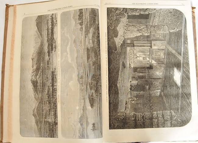 Old Newspapers 1866, The Illustrated London News - Past-India