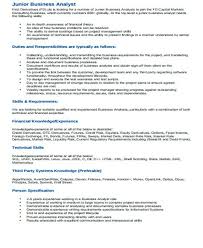 Junior It Business Analyst Resume Template It Infrastructure Manager Resume If You Are Intere Business Analyst Resume Manager Resume Project Manager Resume
