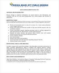 Find the best offers for service management analyst job description among 276 job vacancies listed. Free 9 Management Analyst Job Description Samples In Ms Word Pdf