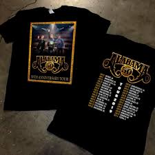 Alabama Band 50th Anniversary Tour Dates 2019 T Shirt Gildan