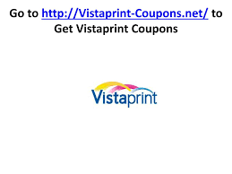 Up to 30% off | vistaprint coupon. Ppt Vistaprint Coupons Powerpoint Presentation Free Download Id 129141