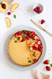 Summer Peach Tart Vegan Gluten Free Refined Sugar Free Recipe Fruit Tart Recipe Tart Recipes Desserts