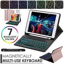 Backlit Bluetooth Keyboard Case For Ipad 9 7 5 6th 10 2 7th 2019 Pencil Holder Ebay Bluetooth Keyboard Case Keyboard Case Ipad Case