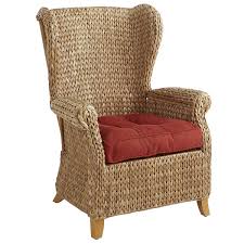 Graciosa Wing Chair Natural Chair Wing Chair Wicker Chairs