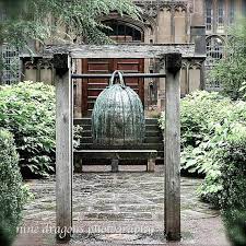 Meditation Art Print Japanese Bell Zen Decor Asian Art Princeton Bronze Bell Print Asian Decor Remembrance Bell Art Peaceful Wall Art Luxury Garden Zen Decor Meditation Art
