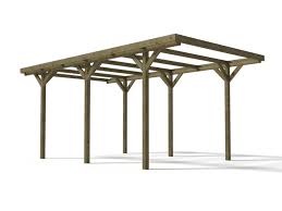 Realizziamo personalmente i montaggi delle tettoie su misura. Tettoia Zephyr In Legno Superficie 15 M Senza Tetto