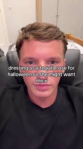Man Dressed As A Rose for Halloween