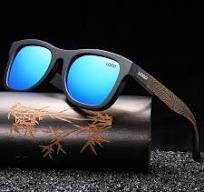 High Quality Trend Glass Black Customized Logo Color Fashion Sunglasses Wholesale for Men and Women Bamboo Wooden Sun Glasses