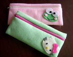 Kerajinan Tangan Dari Kain Flanel Dan Cara Pembuatannya Search Results Diy Pencil Case Pencil Case Sewing Felt Pencil Case