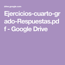 Repasa tus conocimientos en el cuadernillo de actividades para quinto grado (5to), gracias al material entregado por la secretaria de educación del gobierno de chiapas. Ejercicios Cuarto Grado Respuestas Pdf Google Drive Matematicas De Sexto Grado Quinto Grado Matematicas De Quinto Grado