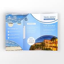Beach Beach Trifold Travel Brochure Template Download On Pngtree