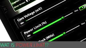 I bunched up all t. What Is Power Limit Youtube