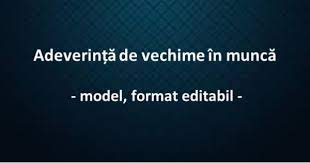 Prin prezenta se atesta faptul ca dl. Model AdeverinÈ›Äƒ De Vechime In MuncÄƒ Theexperts Ro