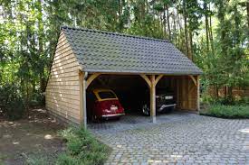 Traditionele Eikenhouten Bijgebouwen Russellwoods Carport Ideeen Gebouwen Garagehuis