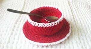 Tasses A Cafe Au Crochet Tasse Cafe Nourriture En Crochet Aliments En Crochet