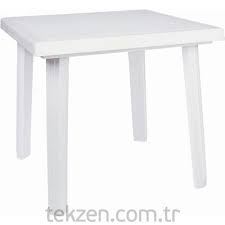 Belde Masa 80x80cm Dort Ayak Tekzen