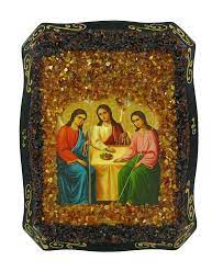 Πεντηκοστή), неде́ля святой пятидеся́тницы, (греч. Ikona Svyatoj Troica