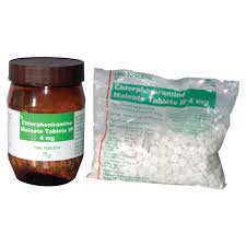 Its generic name is chlorpheniramine maleate. Chlorpheniramine Maleate 4mg Tab 1000 Tab Gangwal Net