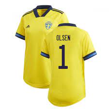 Image captioneverton goalkeeper robin olsen joined the club from as roma. 2020 2021 Sweden Home Adidas Womens Shirt Olsen 1 Fh7614 166357 104 56 Teamzo Com