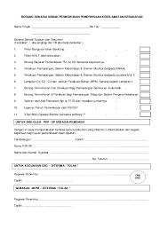 • borang pemberitahuan pertukaran alamat. Pdf Borang Senarai Semak Permohonan Pemeriksaan Keselamatan Kebakaran Masnawi Hamdani Masnawi Academia Edu