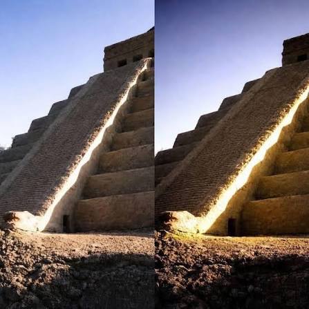 El descenso de #Kukulkan El fenómeno es considerado una demostración de la  precisión de la ingeniería y astronomía maya, convirtiendo la pirámide en  un calendario solar funcional que conecta el cielo con