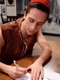 Aladdin comes to lunch