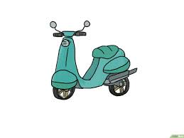 Tutorial tentang cara membuat animasi sepeda motor vespa menggunakan program aplikasi macromedia flash 8. Gambar Sepeda Motor Kartun