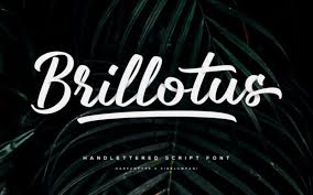 ===== visit our store for comercial use Brillotus Script Font Fontlot Com