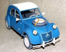 Citroen 2cv Sahara Car Free Paper Model Download Paper Models Paper Model Car Paper Car