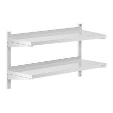 Maybe you would like to learn more about one of these? Stainless Steel Wall Shelf Kitchen Shelf Commercial Kitchen 2 Shelves 40x140cm 189 00 Picclick Uk