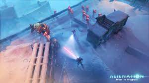 It was released in april 2016 for playstation 4. Here S A Few Screenshots Of Ps4 Exclusive Alienation From Housemarque Vg247