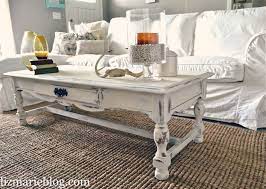 It's so much fun to decorate with the large base at the bottom! Shabby Little Coffee Table Liz Marie Blog