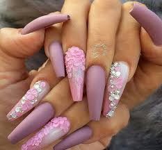 Over 43 Short Decorated Nail Patterns For You To Inhale Page 38 Of 42 Nail Designs Manicure Blog Diamond Nails Diamond Nail Art Purple Nails