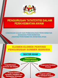 Peraturan peraturan pegawai awam kelakuan dan tatatertib 1993. Pengenalan Pengurusan Tatatertib Dalam Perkhidmatan Awam Perintah Am Bab D
