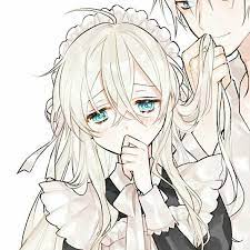 matching icons 芸術的アニメ少女 女性 アニメ ペア 画 イラスト