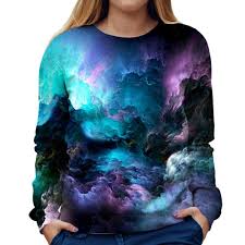 Abstract Colors Womens Sweatshirt Products Sweatshirts