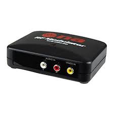 Rf Modulator Tv Switch Audio Video Rca Ant Input To F Type Coax Output Converter Modulators Led Tv Converter
