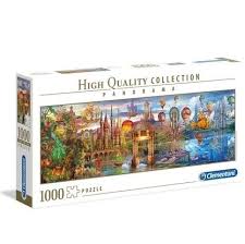 Completed size 69cm x 50cm. Fantasy Panoramic 1000 Piece Puzzle High Quality Puzzles Clementoni Presents Of Mind