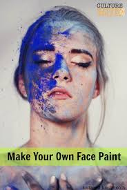 Easy unicorn face paint step by tutorial. How To Make Your Own Face Paint Culturerun Blog