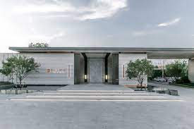 中海大连万锦公馆示范区景观 entrance gates design entrance design architecture